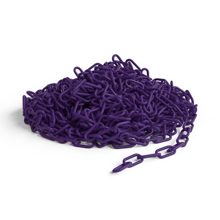MONTOUR LINE Purple Plastic Chain, 2 In, 50 Ft. Long CH-CH-20-PE-50-BX